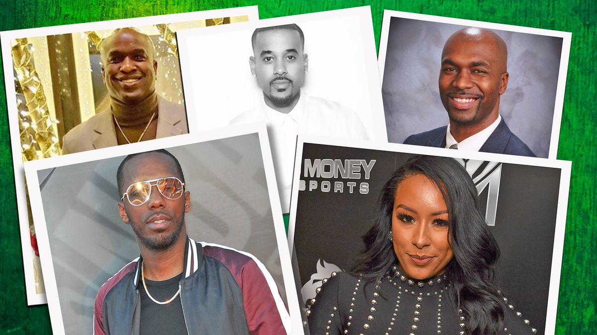 Agents (clockwise from top l.) Tory Dandy, David Mulugheta, Jovan Barnes, Nicole Lynn and Rich Paul.