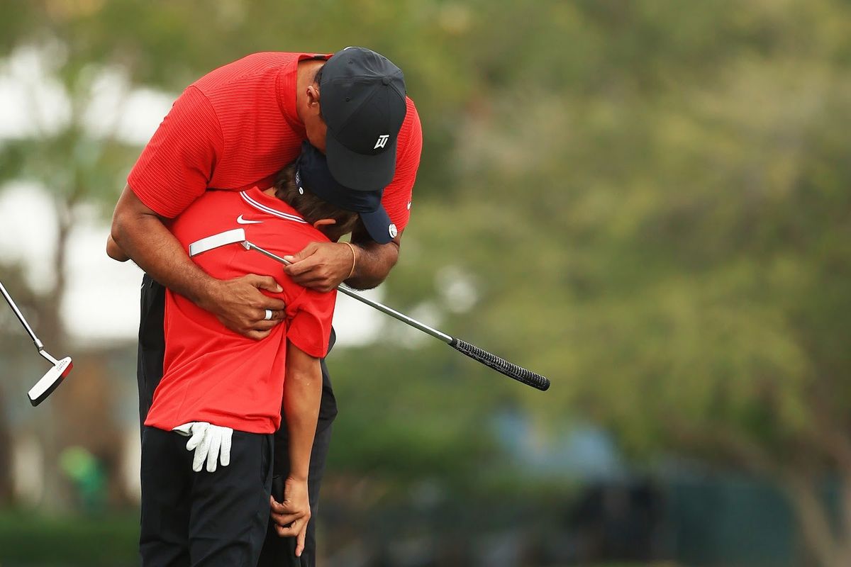 Ahead of being an entertainment icon, Tiger Woods is a human being with a family who loves him.