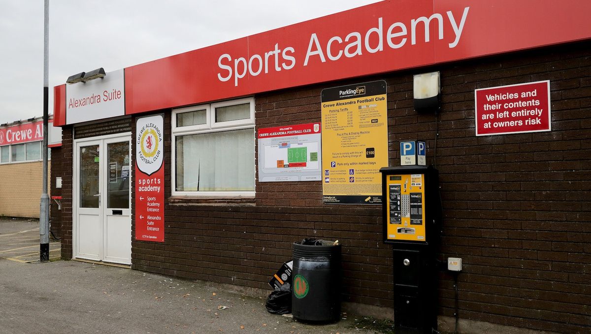 The Crewe Alexandra Sports Academy entrance. Photo credit: Christopher Furlong/ [object Object]
