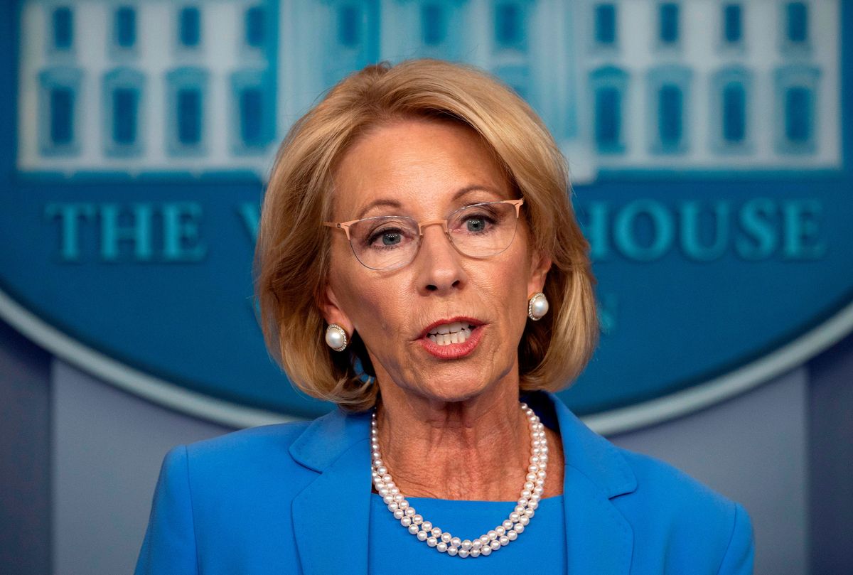 Betsy Devos’ rules include a more narrow definition of sexual harassment.