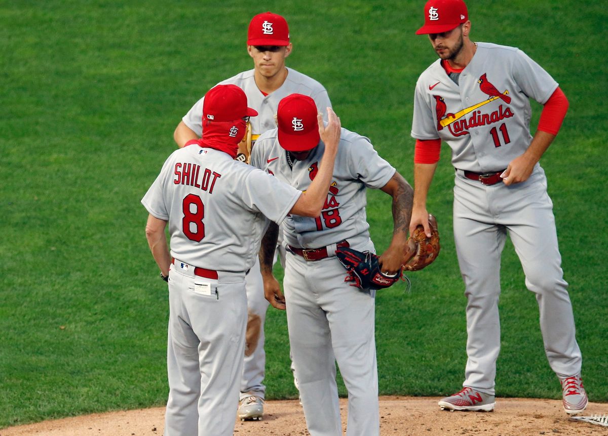 The St. Louis Cardinals have 55 games left to play in 49  days.