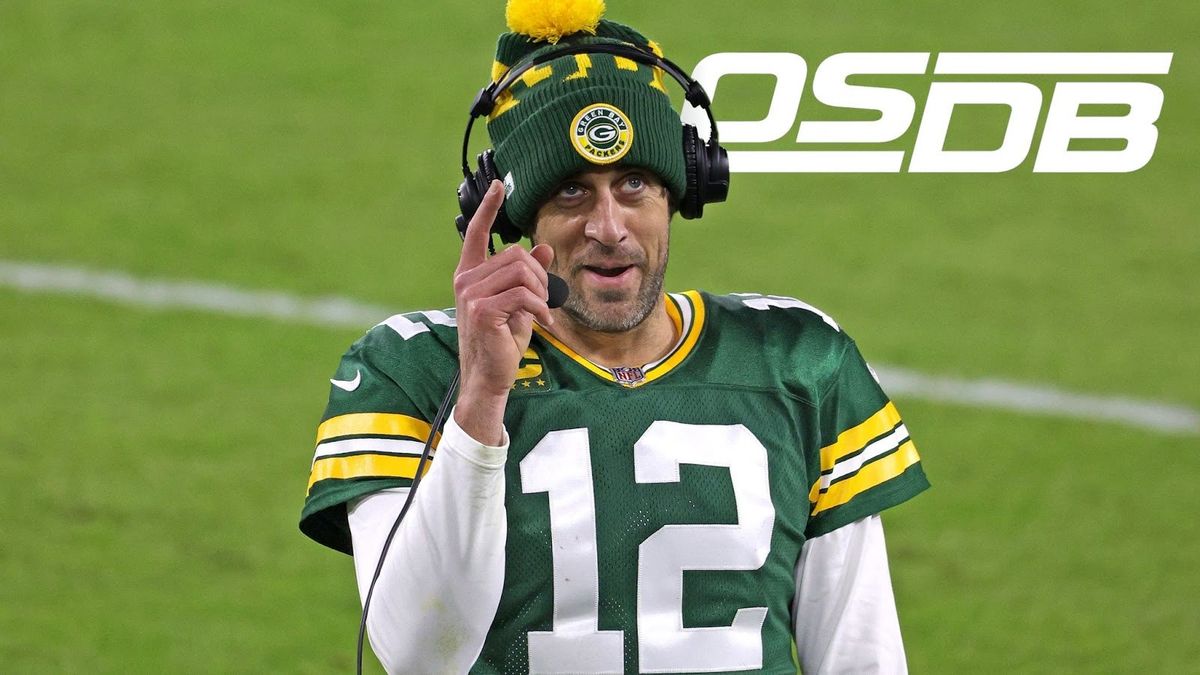 We say nice things about Aaron Rodgers on Jeopardy! and he steals our shit. This is the thanks we get.