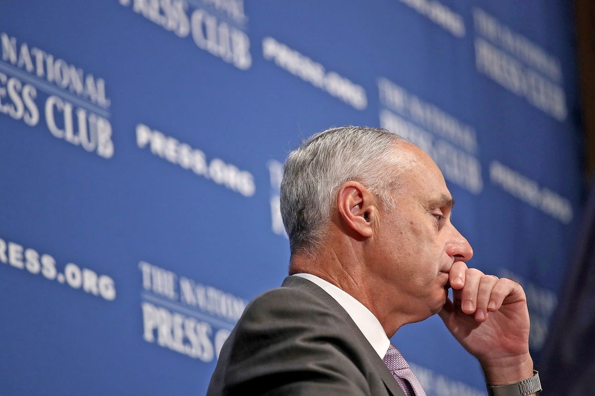 Commissioner Rob Manfred is utterly lost.