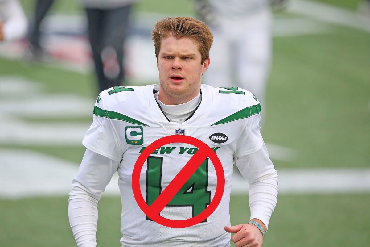 This is the face of a man, in this case Sam Darnold,  who has escaped the Jets.