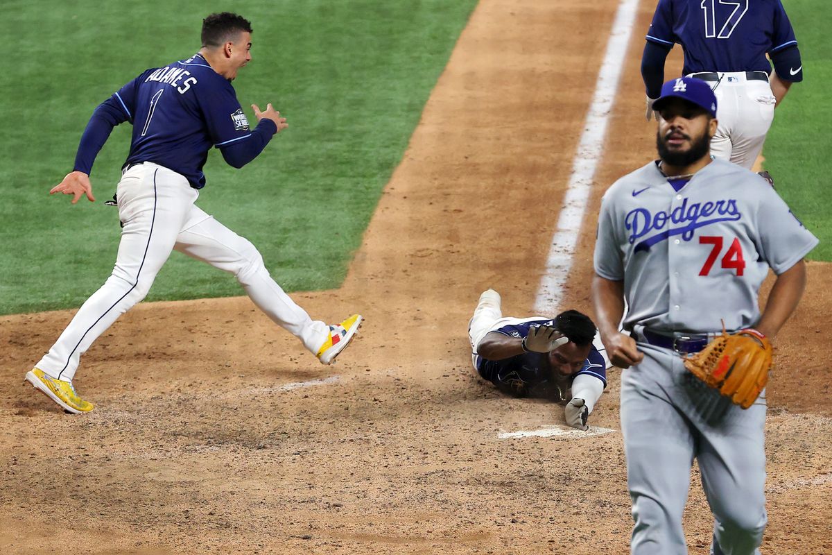 The Rays won yesterday’s four-hour game in spectacular fashion. Put another way, the Dodgers choked.