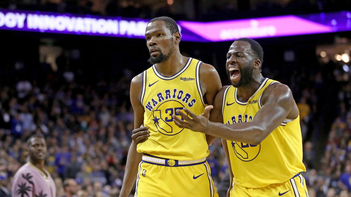 Kevin Durant (l.) didn’t owe anyone an answer about his future.