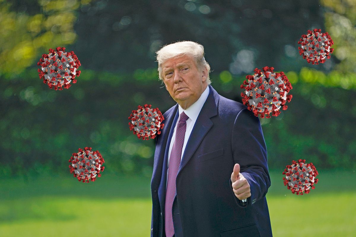 Donald Trump tweets late Thursday night that he and The First Lady tested positive for COVID-19.