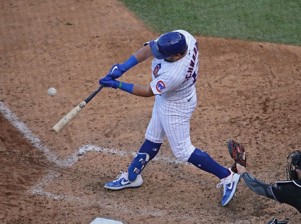 Will Kyle Schwarber be able to get a  Natio nal League DH job?  Nobody k n ows!