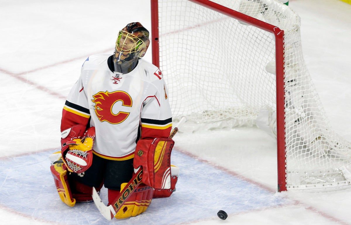 Jonas Hiller is not Canadian but his body language sure is. Via  [object Object] .
