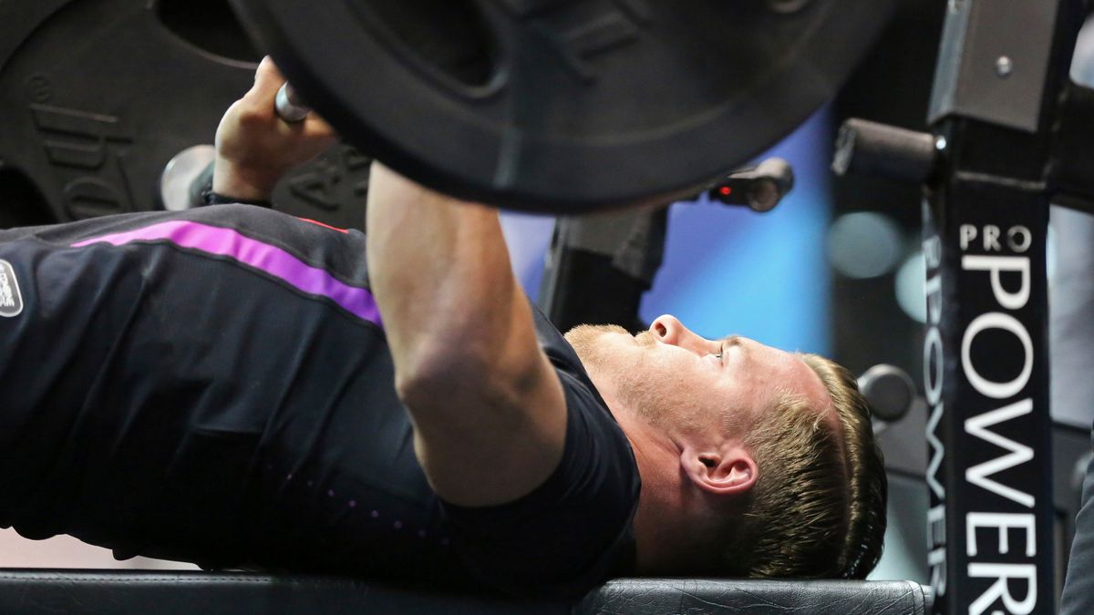 Braxton Berrios at the NFL Combine