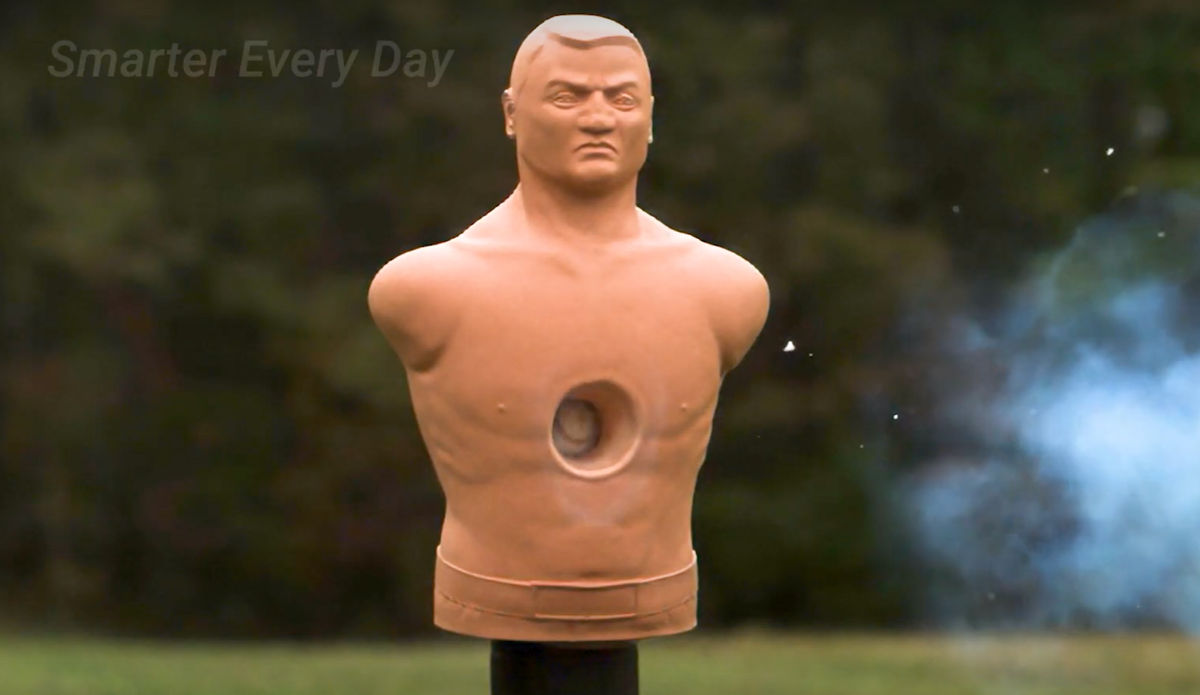 What a dummy. He shoulda used a glove.