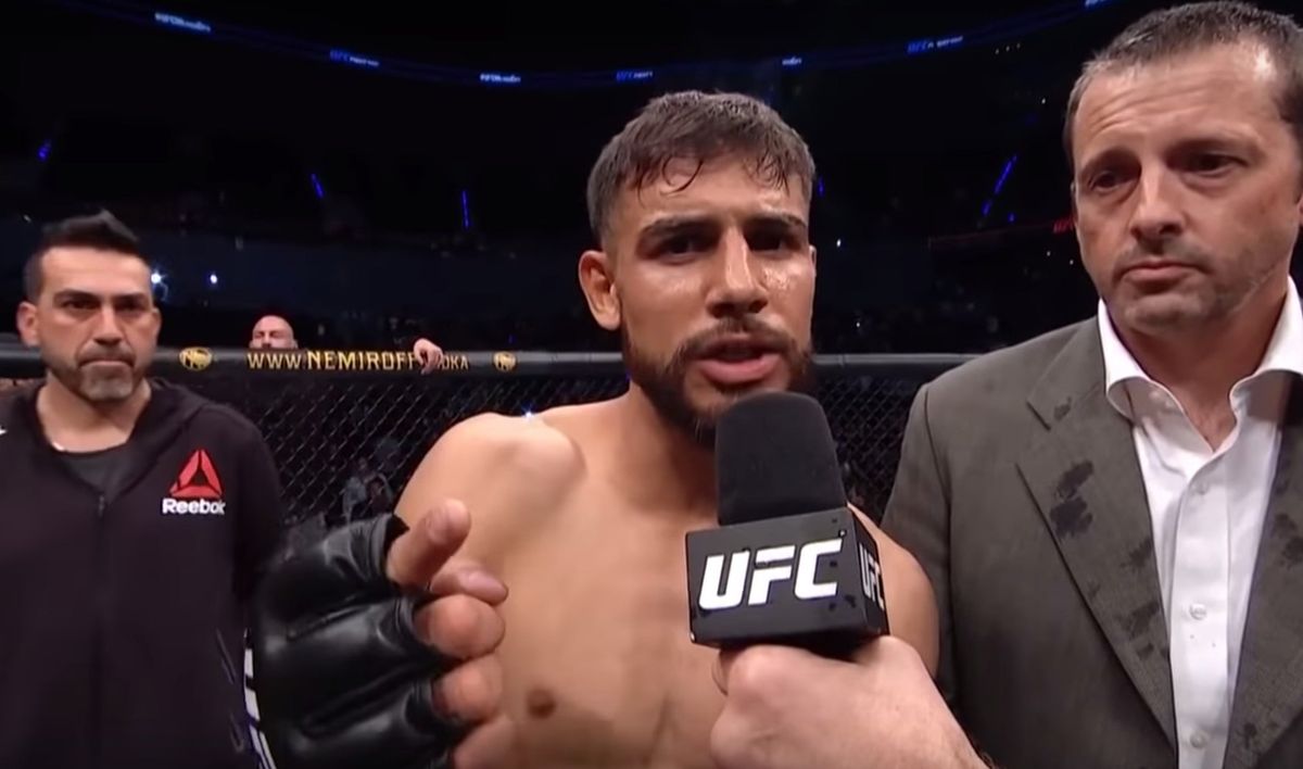Yair Rodriguez after Saturday’s no contest.