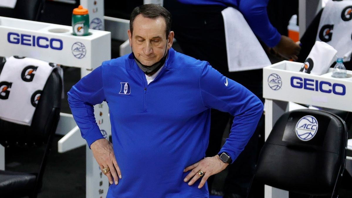 An already trepidatious 2020-21 season ends with a thud for Coach K and Duke.
