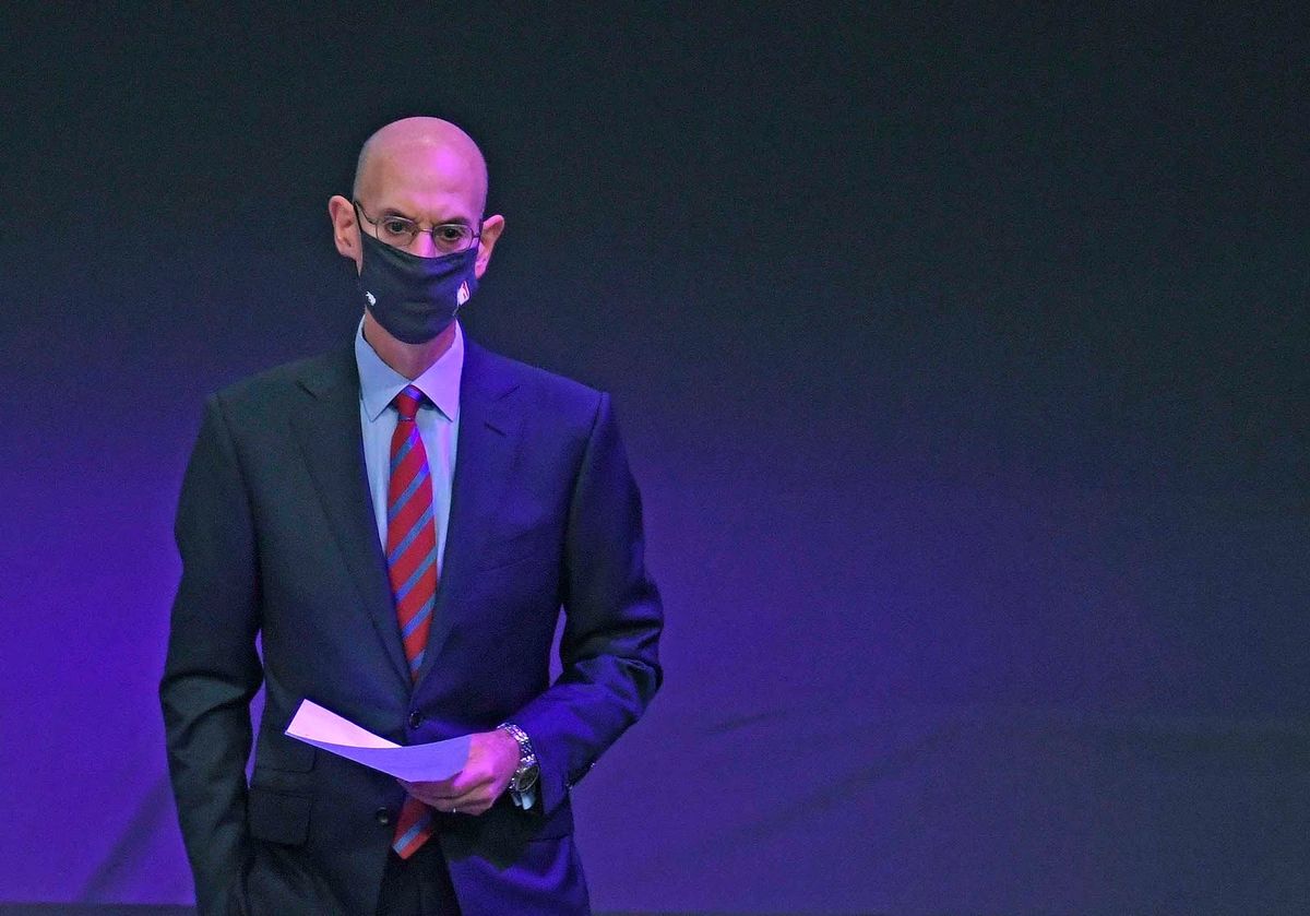Adam Silver said that no NBA player, to his knowledge, has yet been vaccinated.
