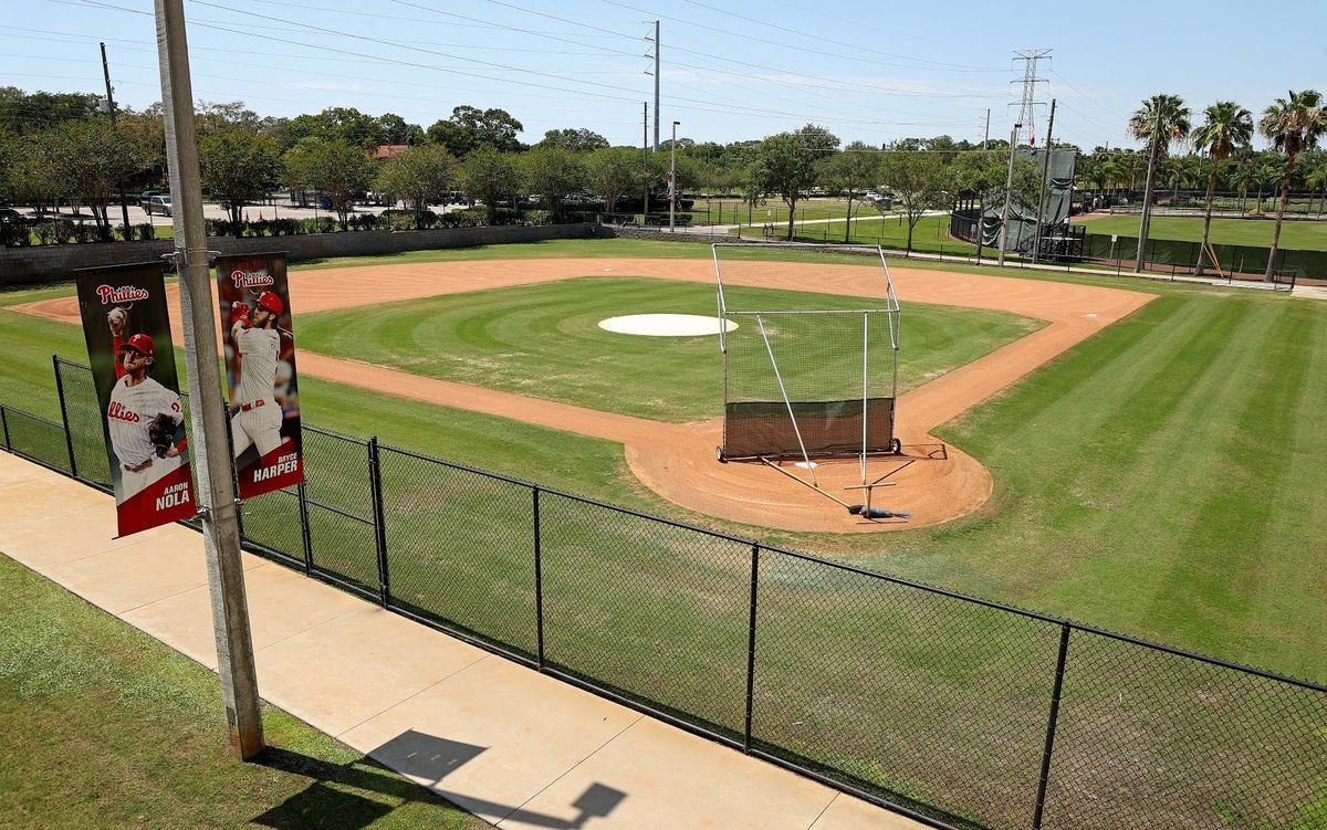 The Philadelphia Phillies’ unassuming Spring Training home in Clearwater, Florida.