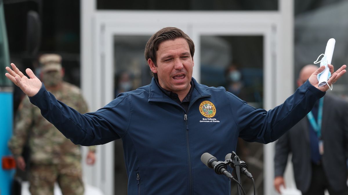 Florida Gov. Ron DeSantis is cutting corners to get businesses back up in the Sunshine State.