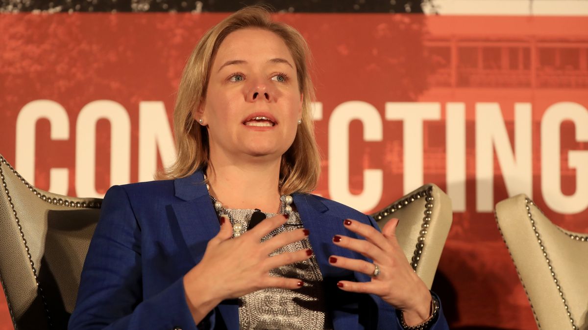 New USOC CEO Sarah Hirshland in 2016