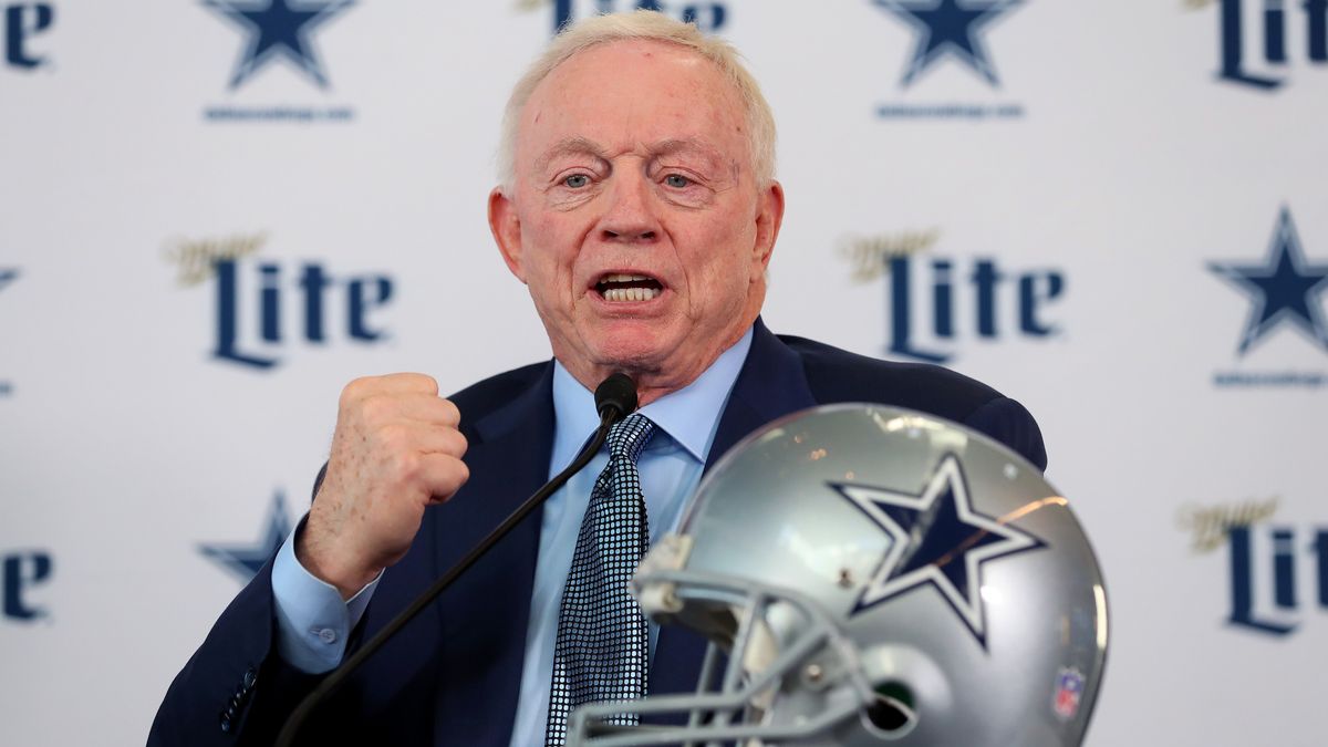 Since the NFL Draft, Cowboys Owner Jerry Jones has been uncharacteristically quiet. Image: Getty