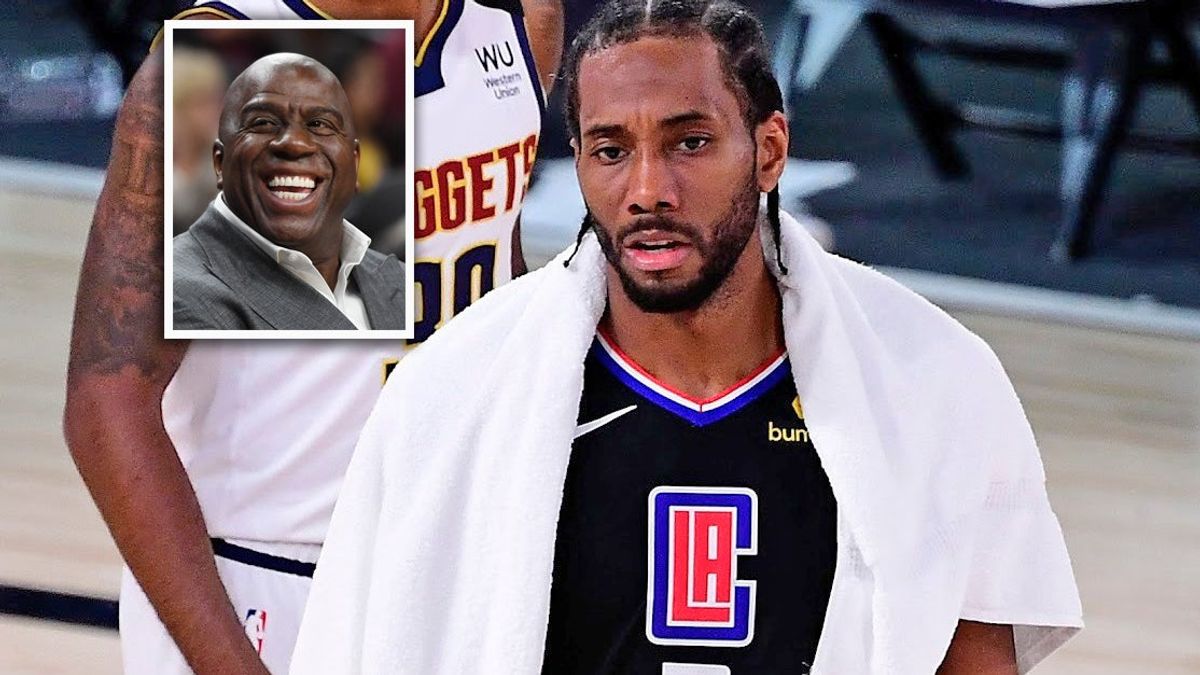 Magic Johnson goes off on Kawhi Leonard and the Clippers after team blows 3-1 lead to Nuggets.