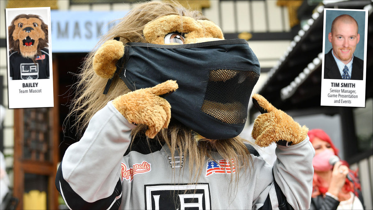Bailey the Mascot is manned by Tim Smith, Senior Manager of Game Presentation and Events for the Kings. Smith is accused of sexual harassment by a member of the team’s “Ice Crew.”
