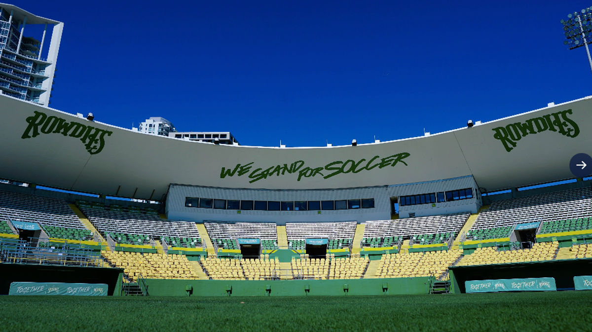 Al Lang Stadium, in downtown St. Petersburg, was to host the USL final.