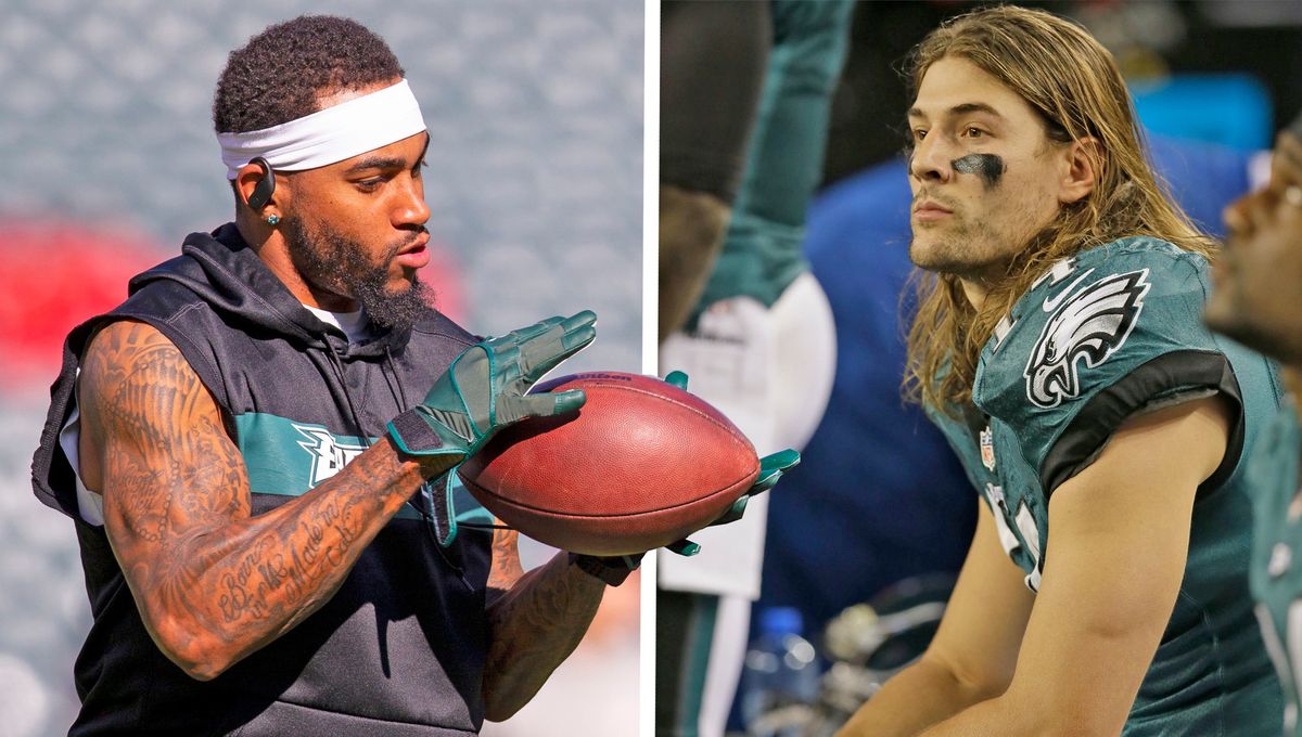 How the Eagles handled Riley Cooper’s (r.) use of  the  N-word will make their  decision on  DeSean Jackson’s anti-semitic social  post  complicated .