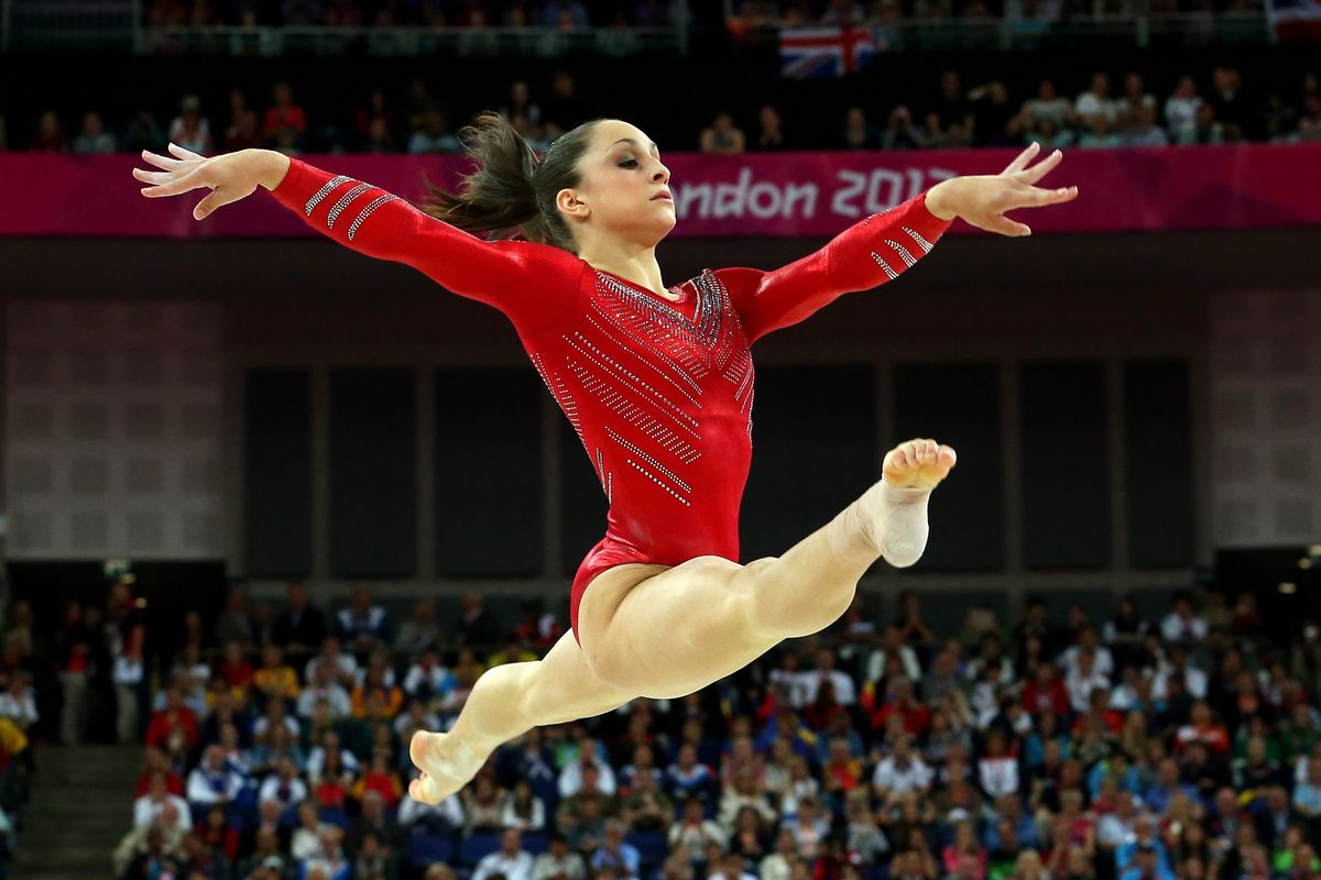 Jordyn Wieber competes at the 2012 Olympic Games in London.