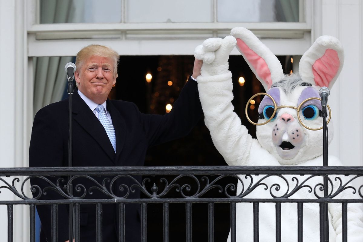 The Easter Bunny just heard what Trump calls “the Heather Locklear story.”