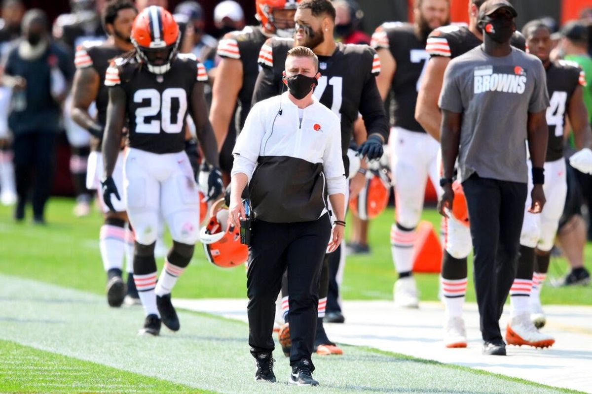 Callie Brownson will become the first woman to serve as position coach in an NFL game.