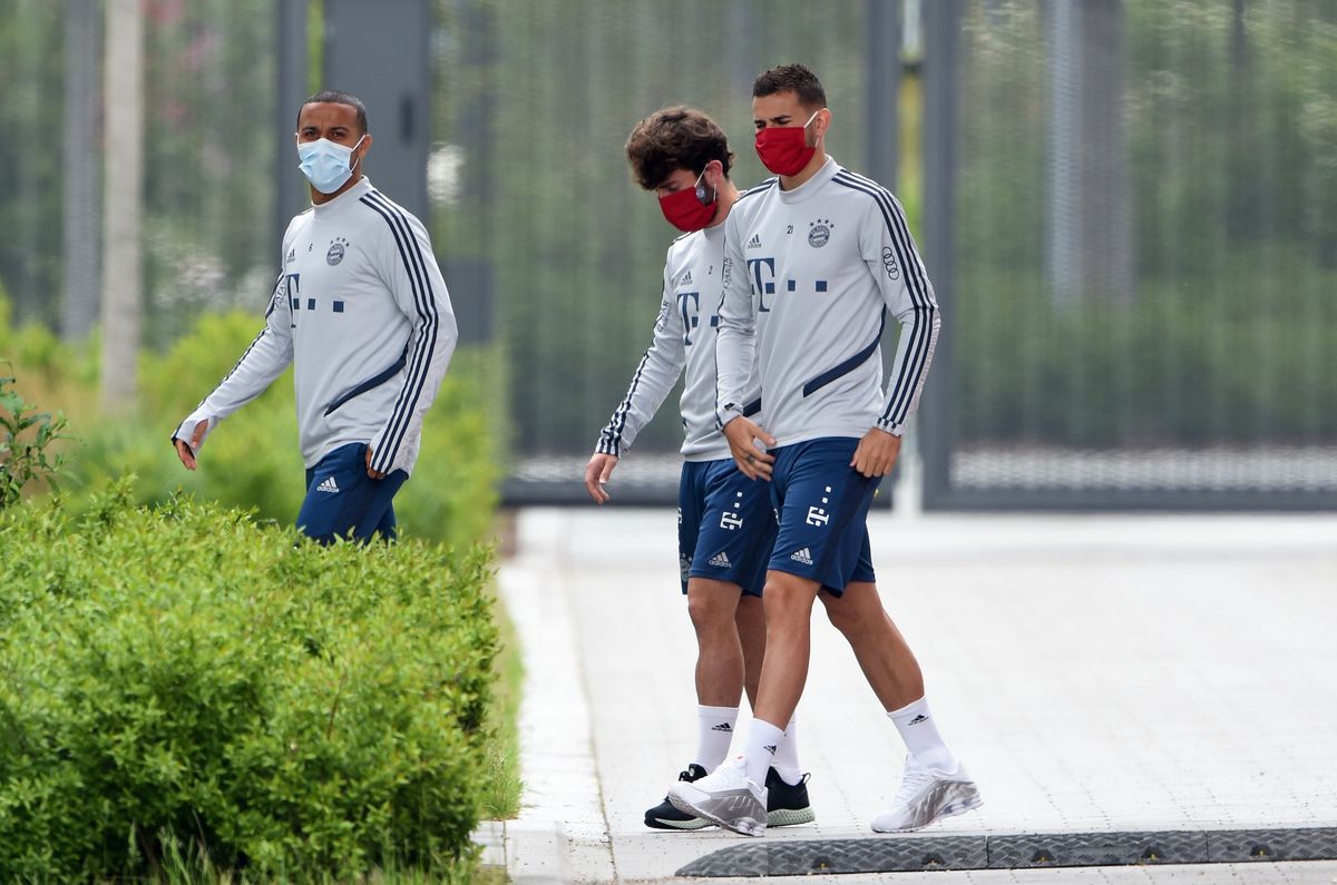 From left, Thiago Alcantara, Alvaro Odriozola and Lucas Hernandez and their  Bayem Munich teammates  should still be the best team in  Bundesliga.