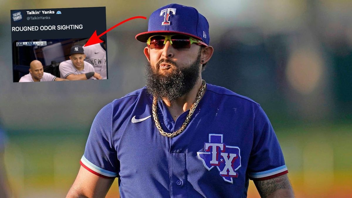 Rougned Odor’s new clean-shaven look has him unrecognizable.