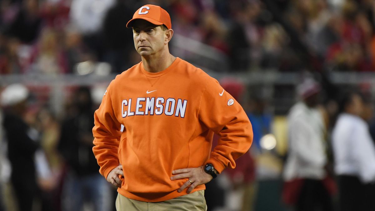 Dabo is really mad, sports fans.