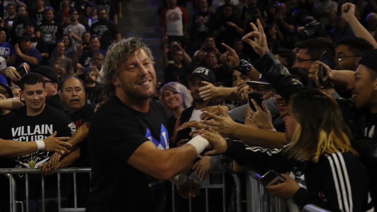 Kenny Omega at NJPW Strong Style Evolved in March 2018.