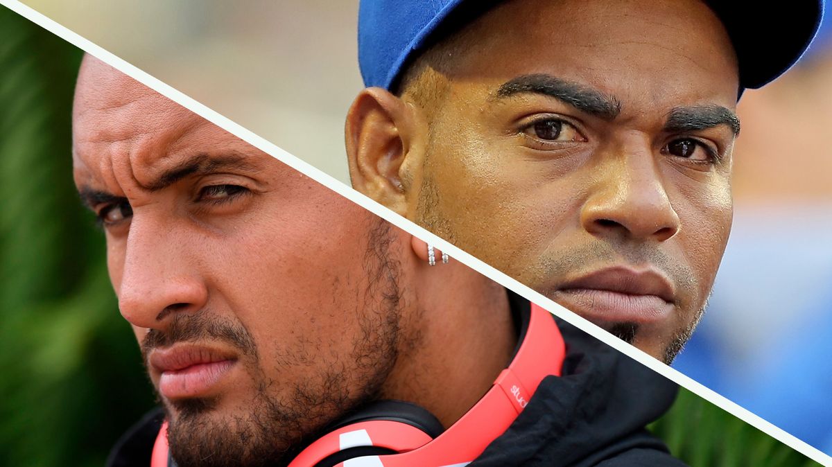 Nick Kyrgios (l.) wants you, and the guys he plays against, to put a damn mask on. Yoenis Cespedes (r.) forgot the part of the opt-out process where he lets his employer know.
