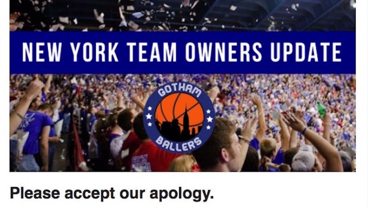 Image via email from Champions Basketball League