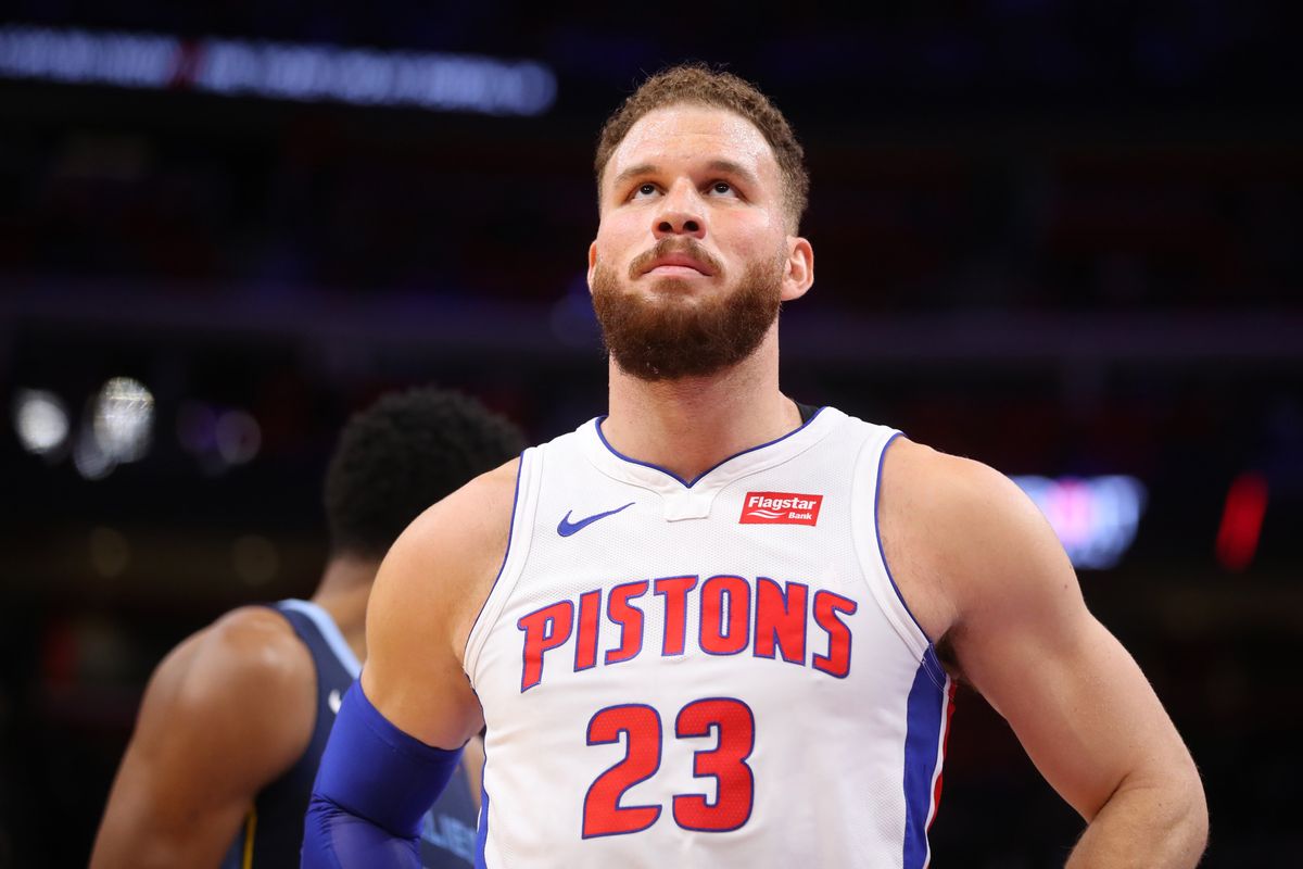 Blake Griffin, seen here without his hands covering his face.