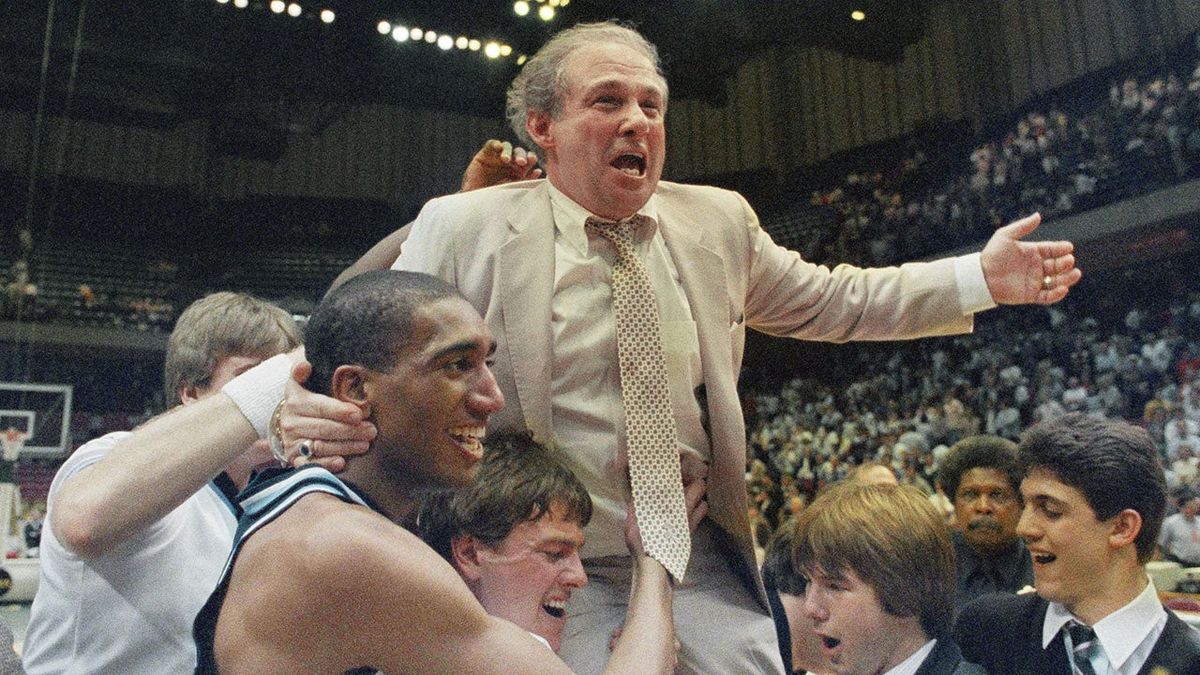 Rollie Massimino after wining the Southeast Regional in March of 1985. (Photo: Associated Press)