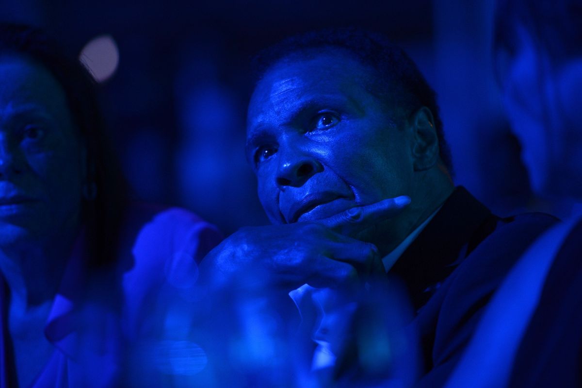Muhammad Ali in London, 2012. Photo by Ian Gavan/ [object Object]