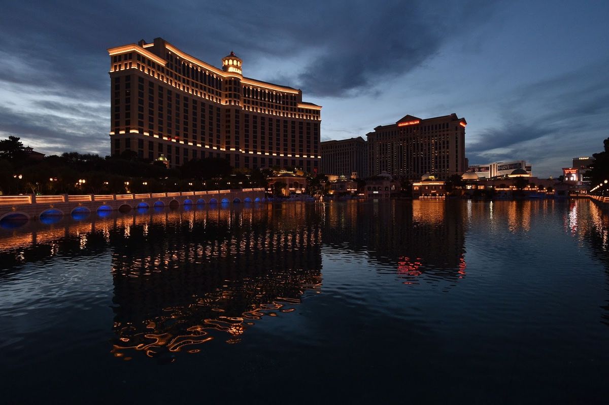The famed fountains at the Bellagio have gone dark since coronavirus hit.