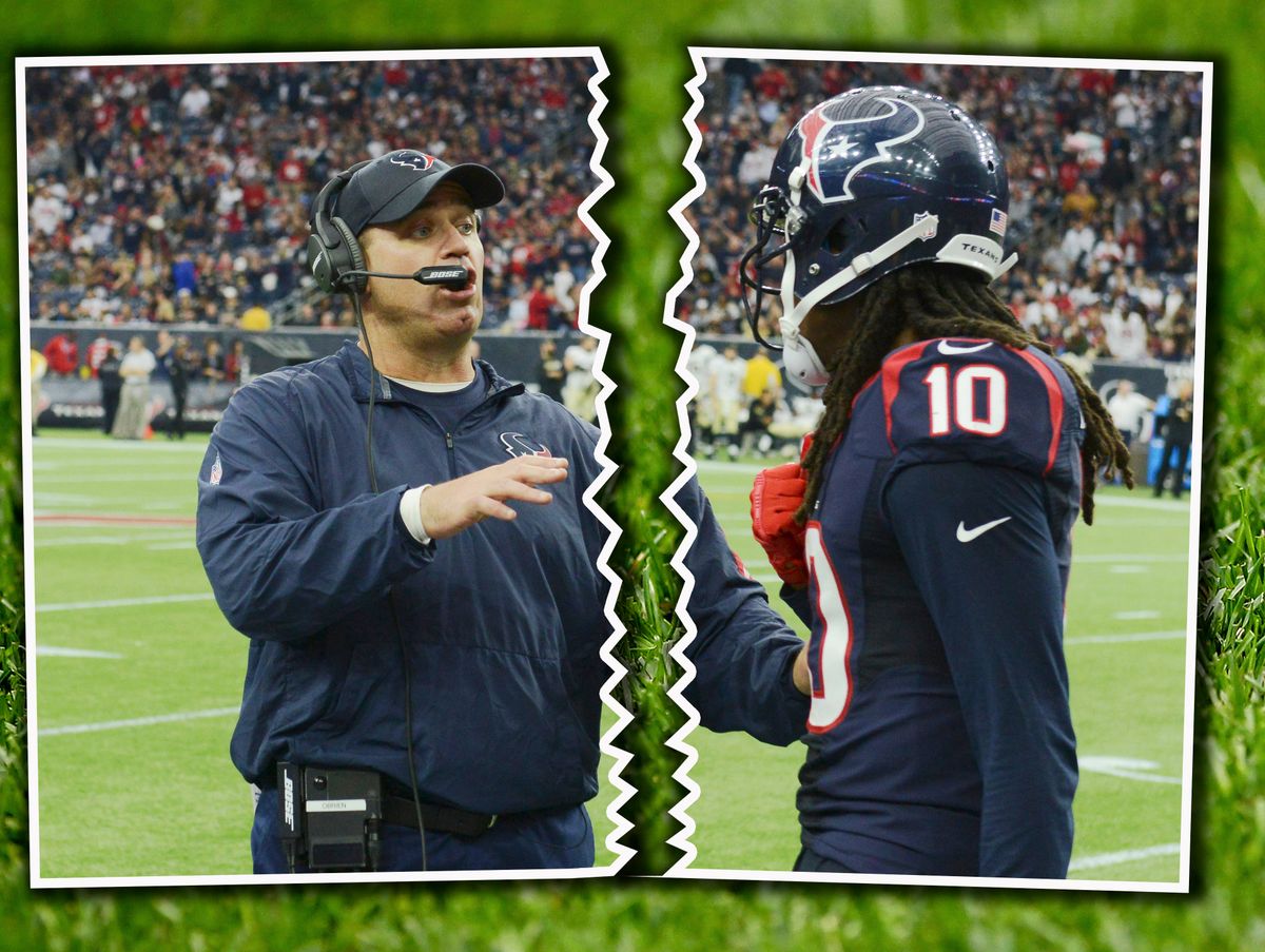 The split that occurred between Texans coach Bill O’Brien and receiver DeAndre Hopkins allegedly got ugly.