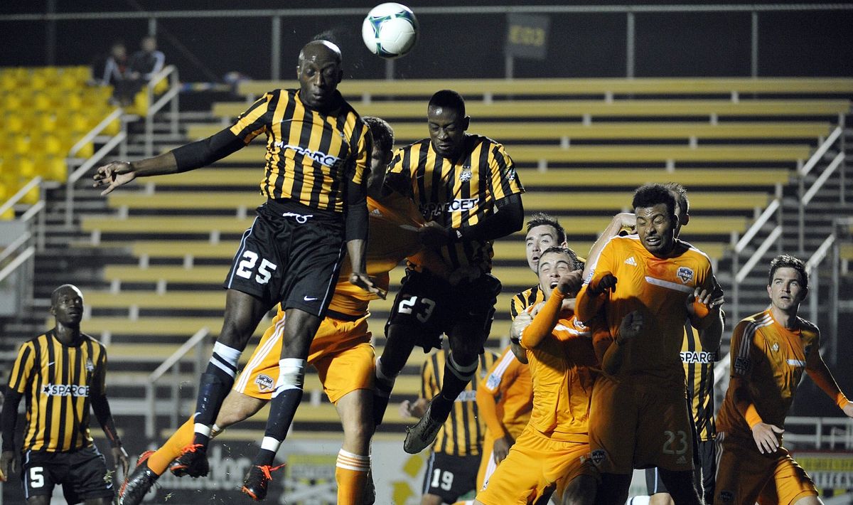 The Charleston Battery take on the Houston Dynami. (Photo credit: Rainier Ehrhardt/ [object Object] )