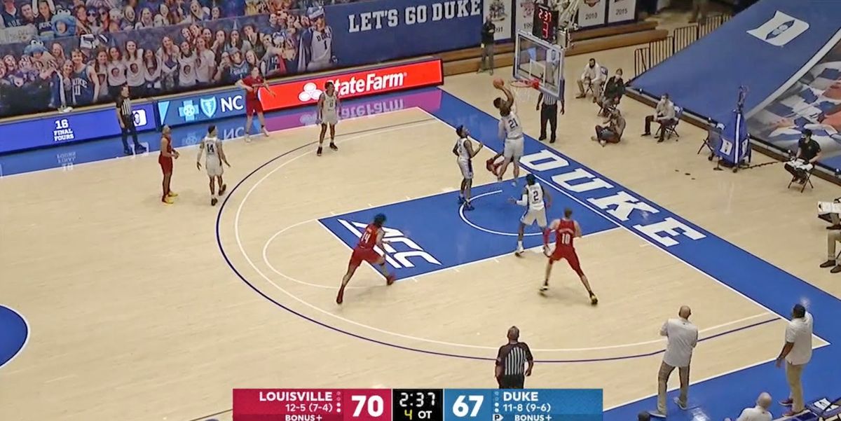 Duke took Louisville to OT on Saturday, but wound up losing anyway. You hate to see it.