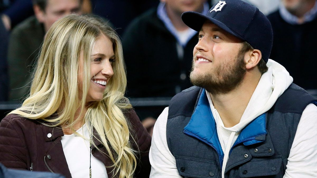 Kelly and Matthew Stafford
