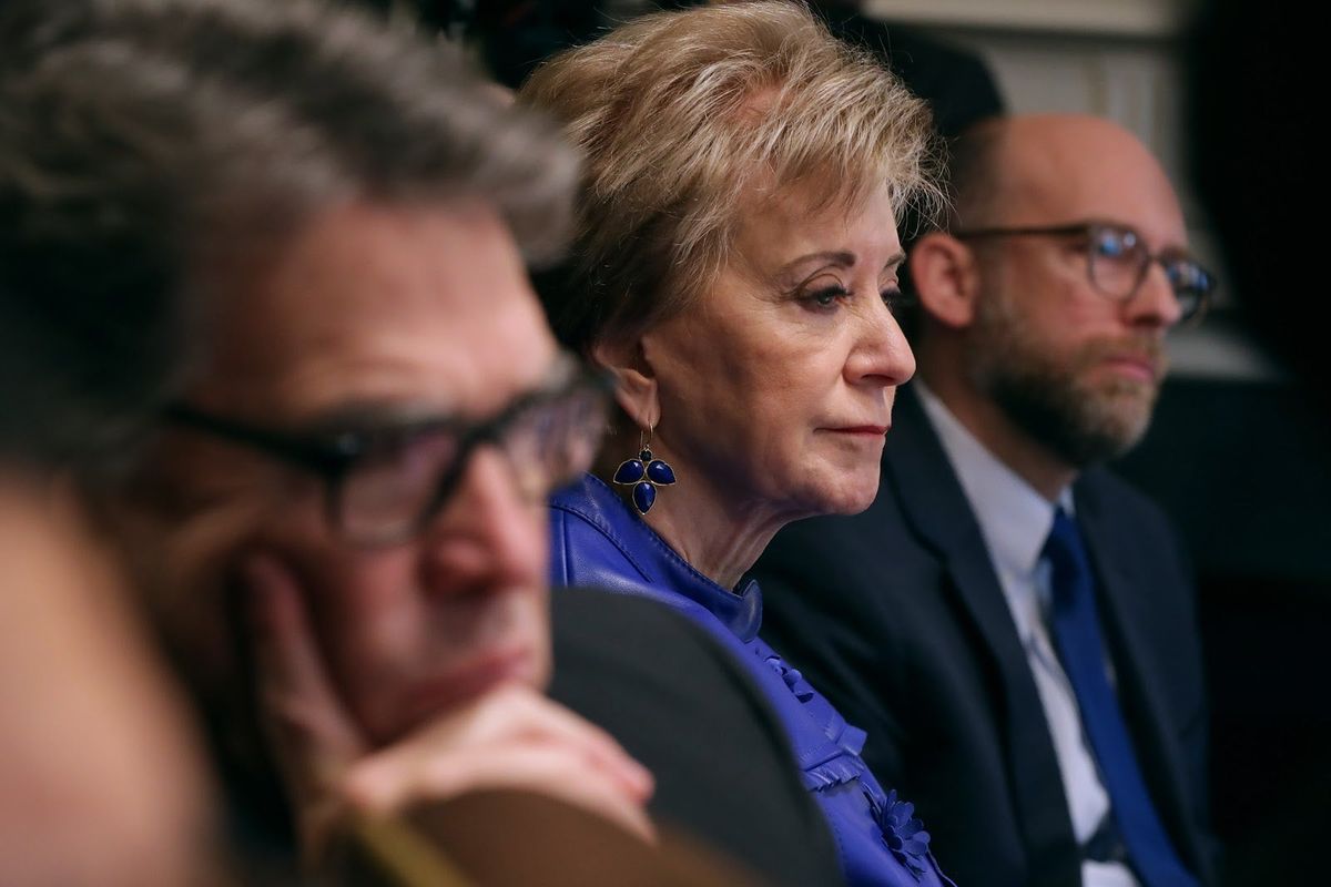 Like her husband, Vince, Linda McMahon is also bad at handling new ventures  and dealing with people.