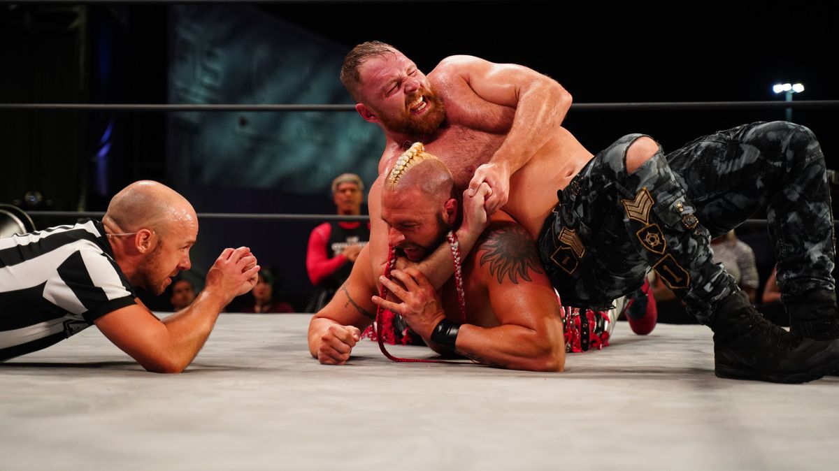 Jon Moxley and Lance Archer mix it up for AEW.