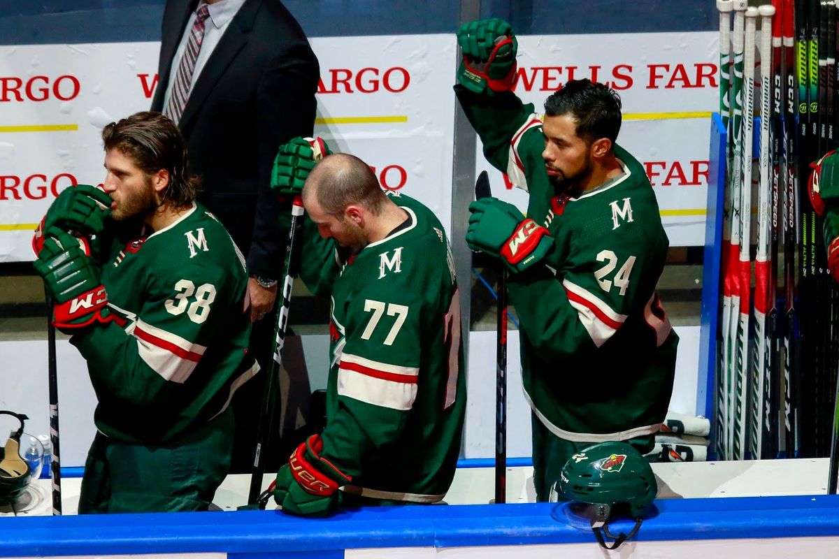 100 NHL players in the bubble cities were on call with Diversity Alliance members Evander Kane (not pictured) and Matt Dumba (right).