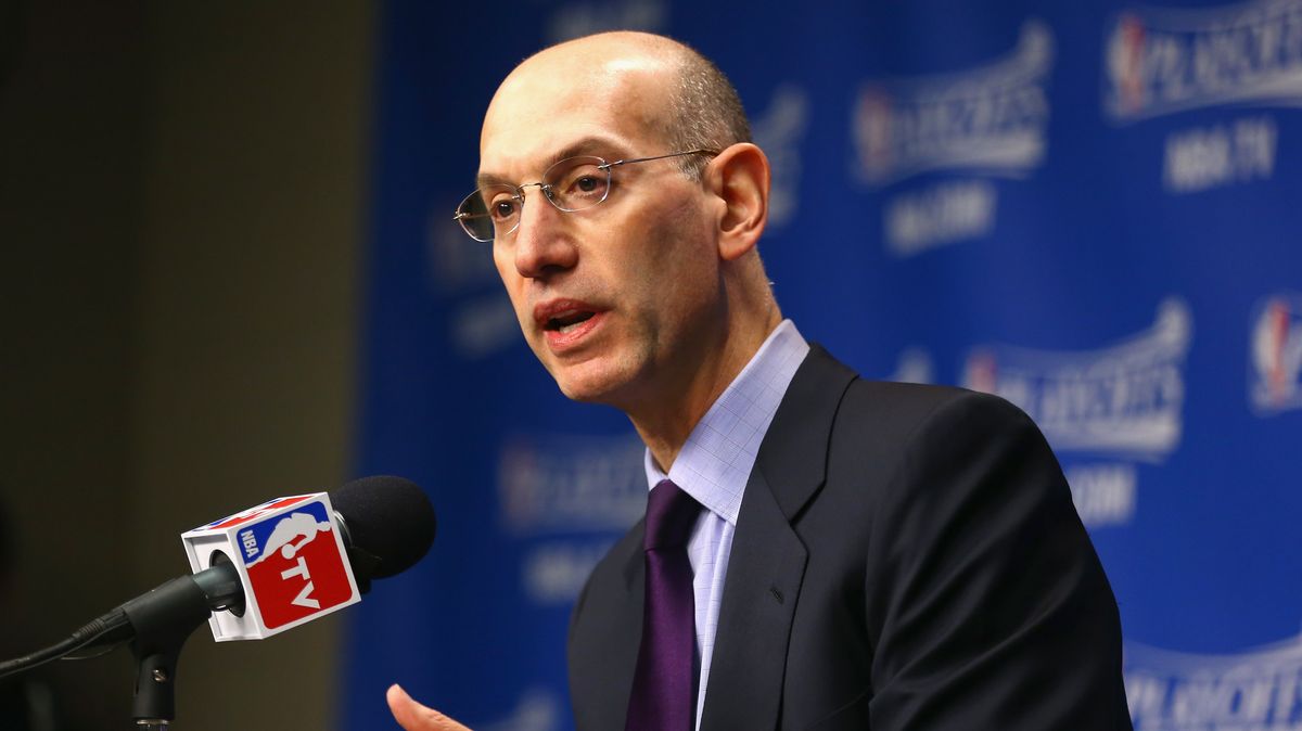 NBA Commissioner Adam Silver’s plan to restart the league still sounds like a pipe dream. Image: Getty