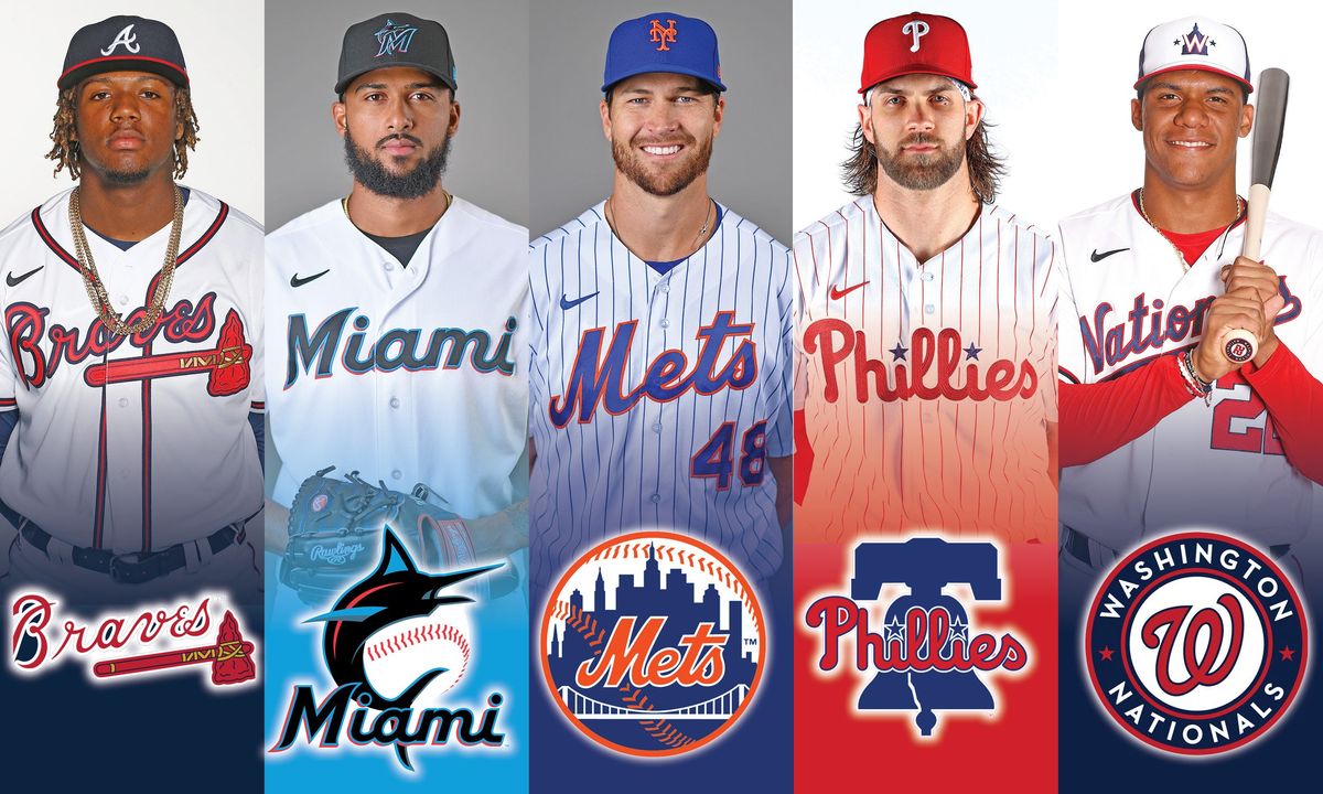 Ronald Acuna Jr., Sandy Alcantara, Jacob deGrom, Bryce Harper and Juan Soto