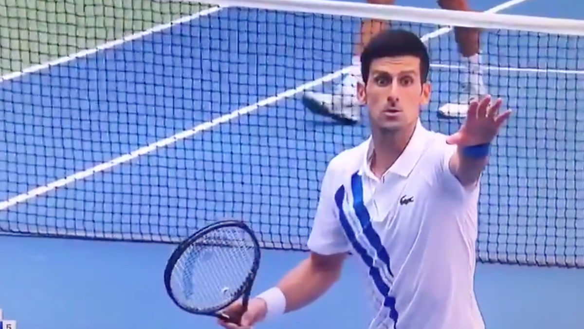 Novak Djokovic’s US Open is over after his temper got the best of him Sunday afternoon .