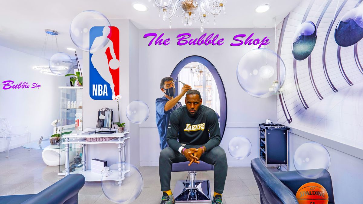 The NBA Bubble in Orlando, including an in-house barbershop, is starting to take shape.